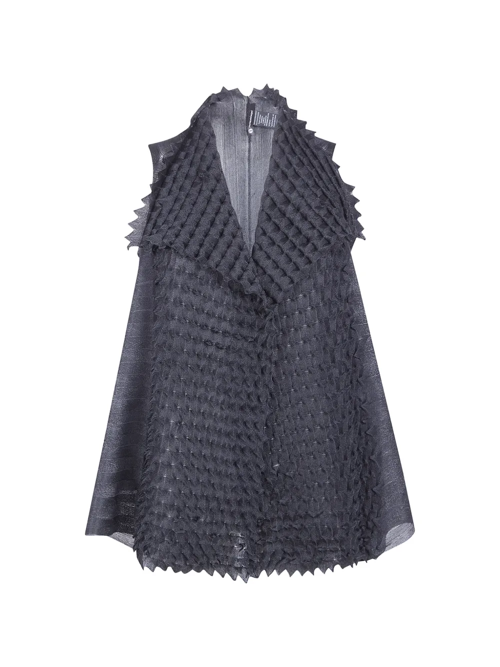 PierAntonioGaspari textured vest - Nero