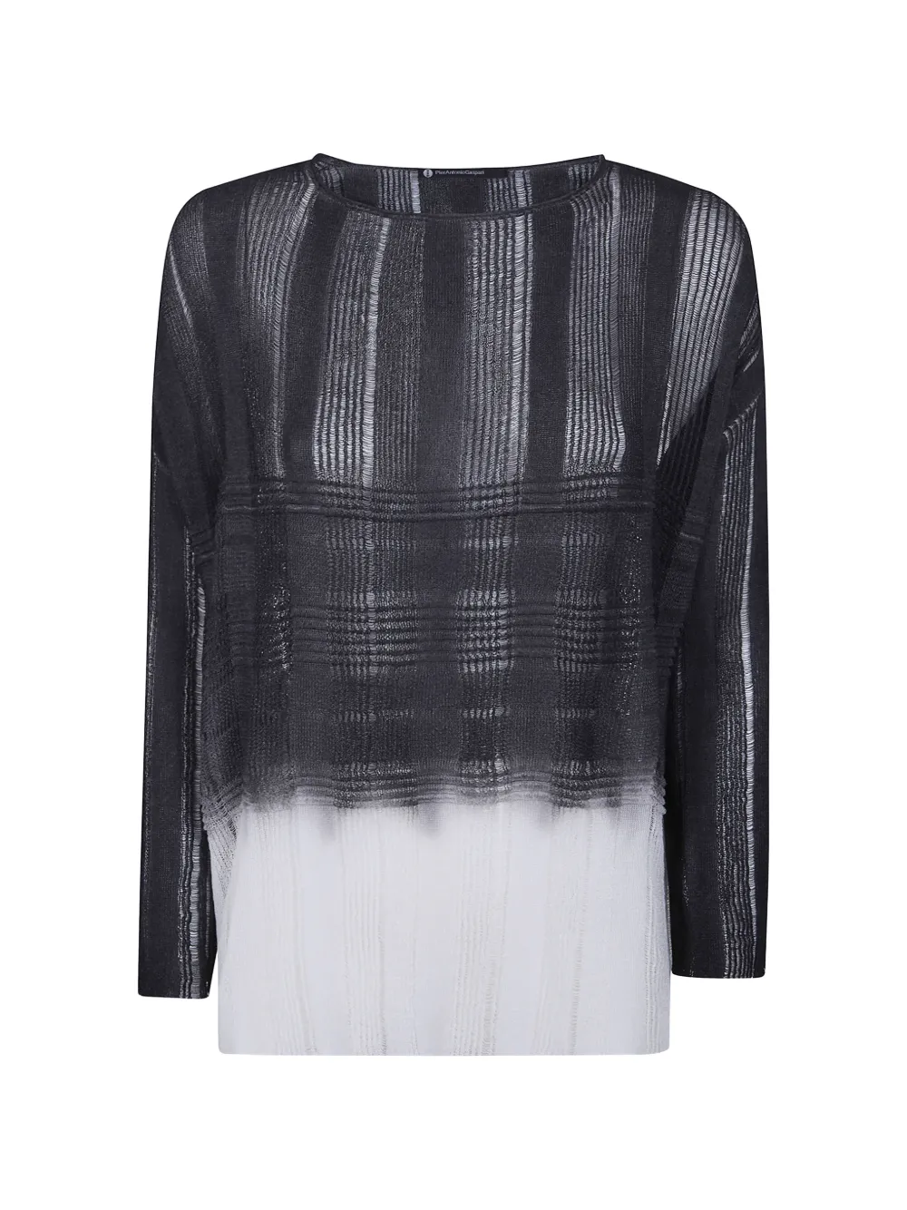 PierAntonioGaspari striped sweater - Nero