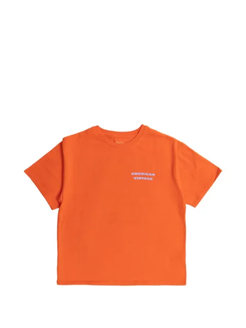 American Vintage Kids playera Fizvalley con estampado de logo 