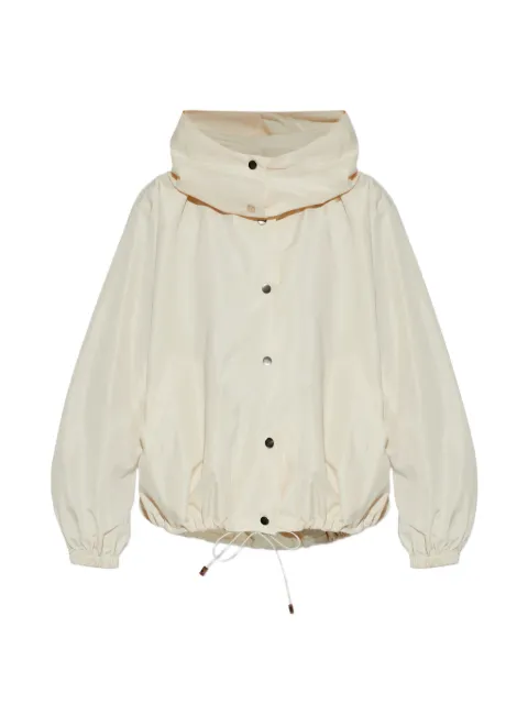 Róhe drawstring hooded jacket