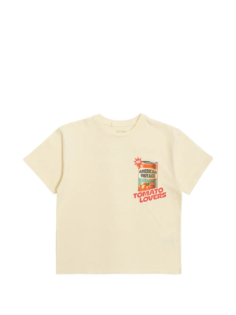 American Vintage Kids Fizvalley graphic T-shirt - Toni neutri