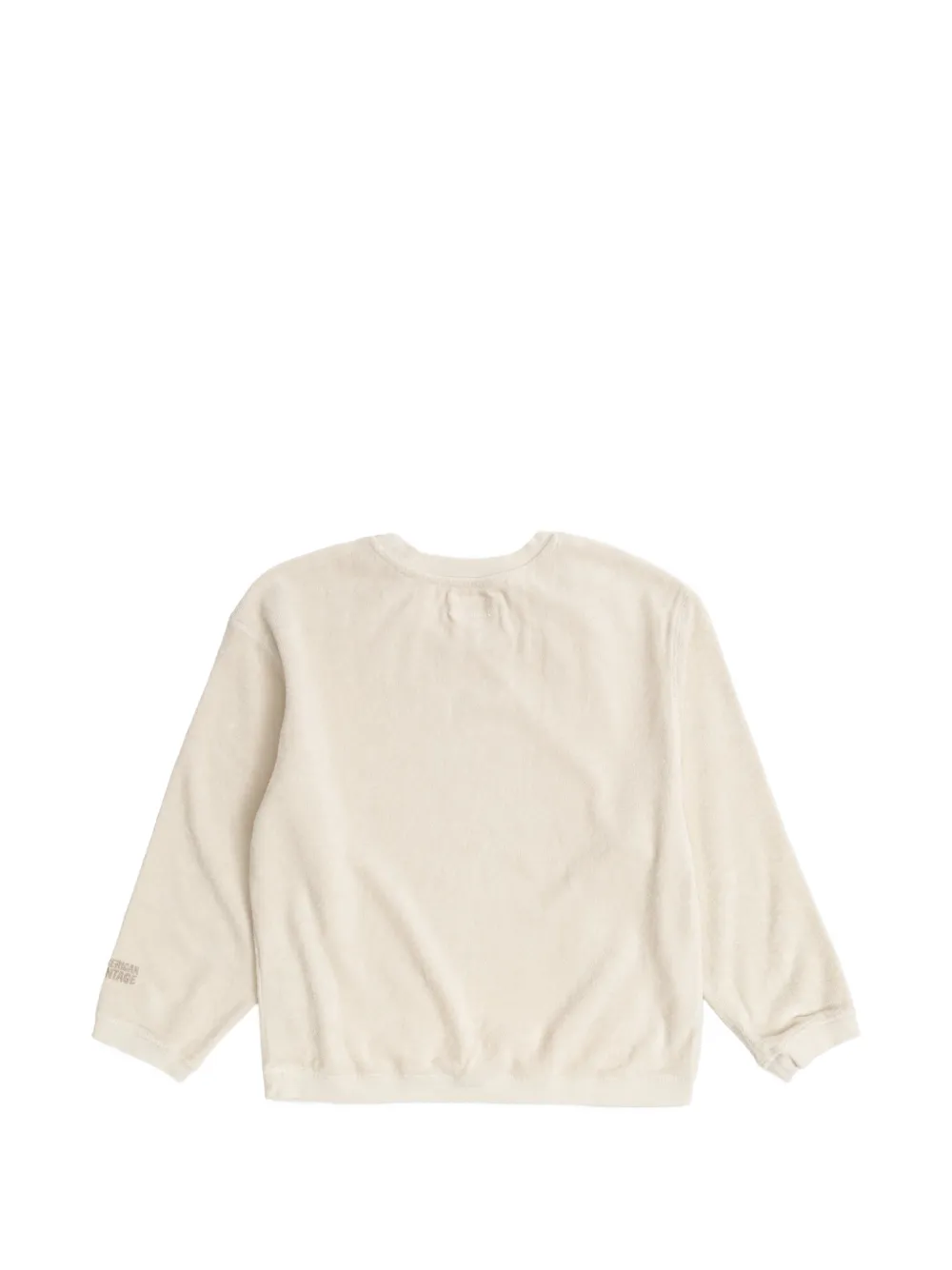 American Vintage Kids Fuxow trui met ronde hals Beige