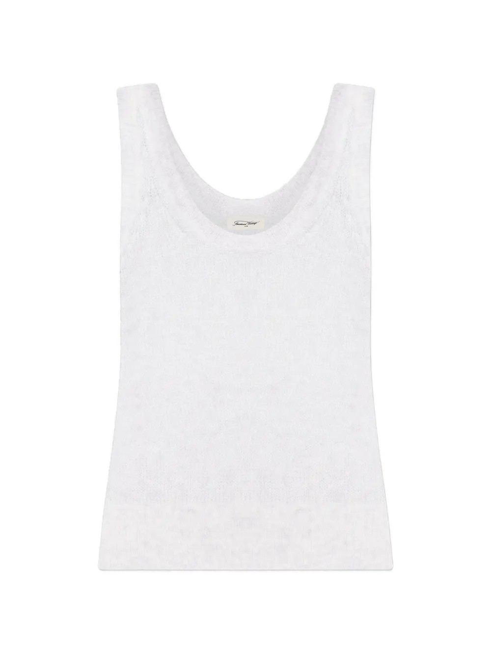 American Vintage scoop-neck top - Bianco