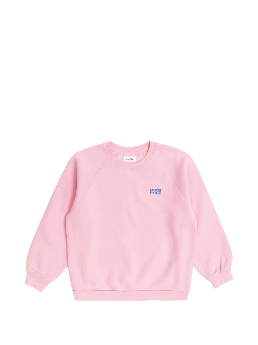 American Vintage Kids Izubird logo-print sweatshirt - Rosa