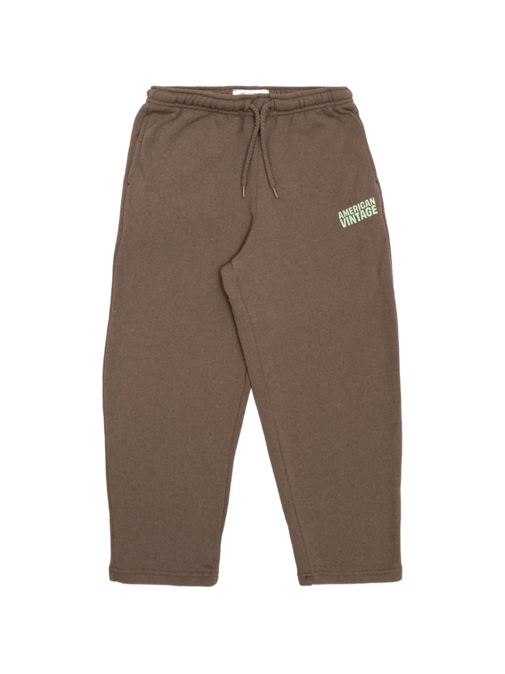American Vintage Kids Evona drawstring tracksuit bottoms - Marrone