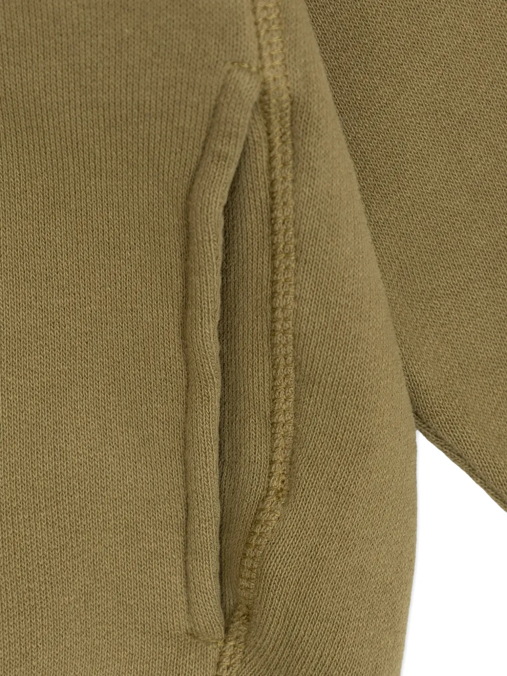 American Vintage Kids Izubird sweater met ritssluiting en capuchon Groen