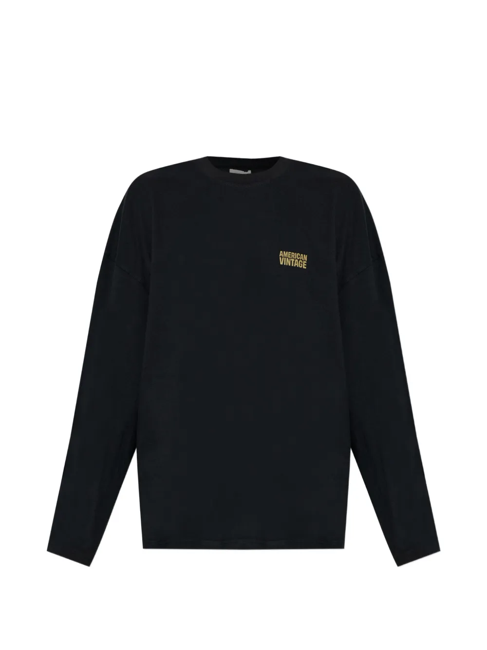 American Vintage Gixy long-sleeve T-shirt - Nero