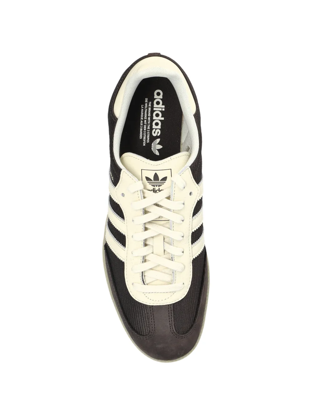 adidas Samba sneakers met drie strepen Bruin