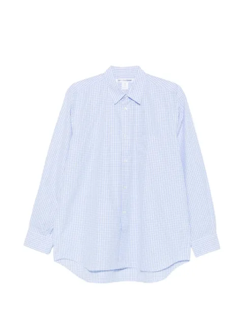 Comme Des Garçons Shirt checked long-sleeve shirt