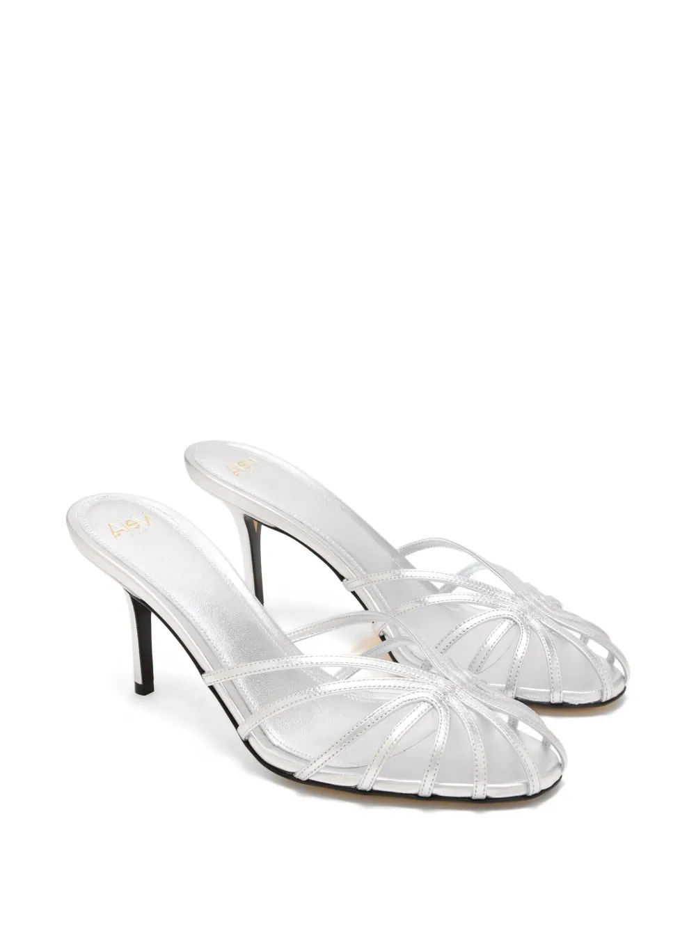 Alevì Leren muiltjes Zilver