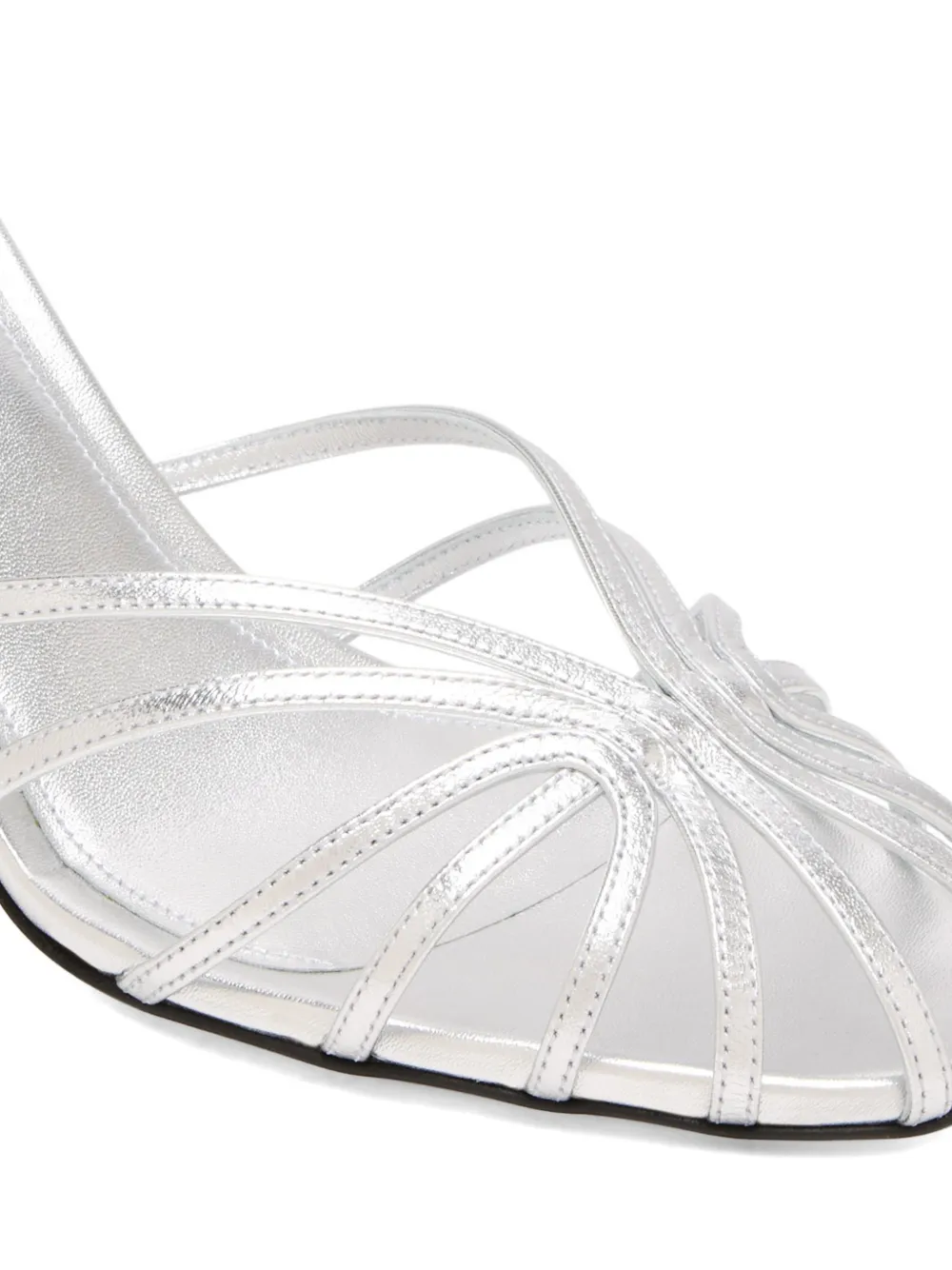 Alevì Leren muiltjes Zilver