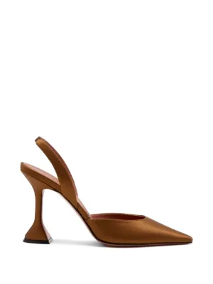 Manolo Blahnik Carolyne 50mm パンプス | ブラウン | FARFETCH JP