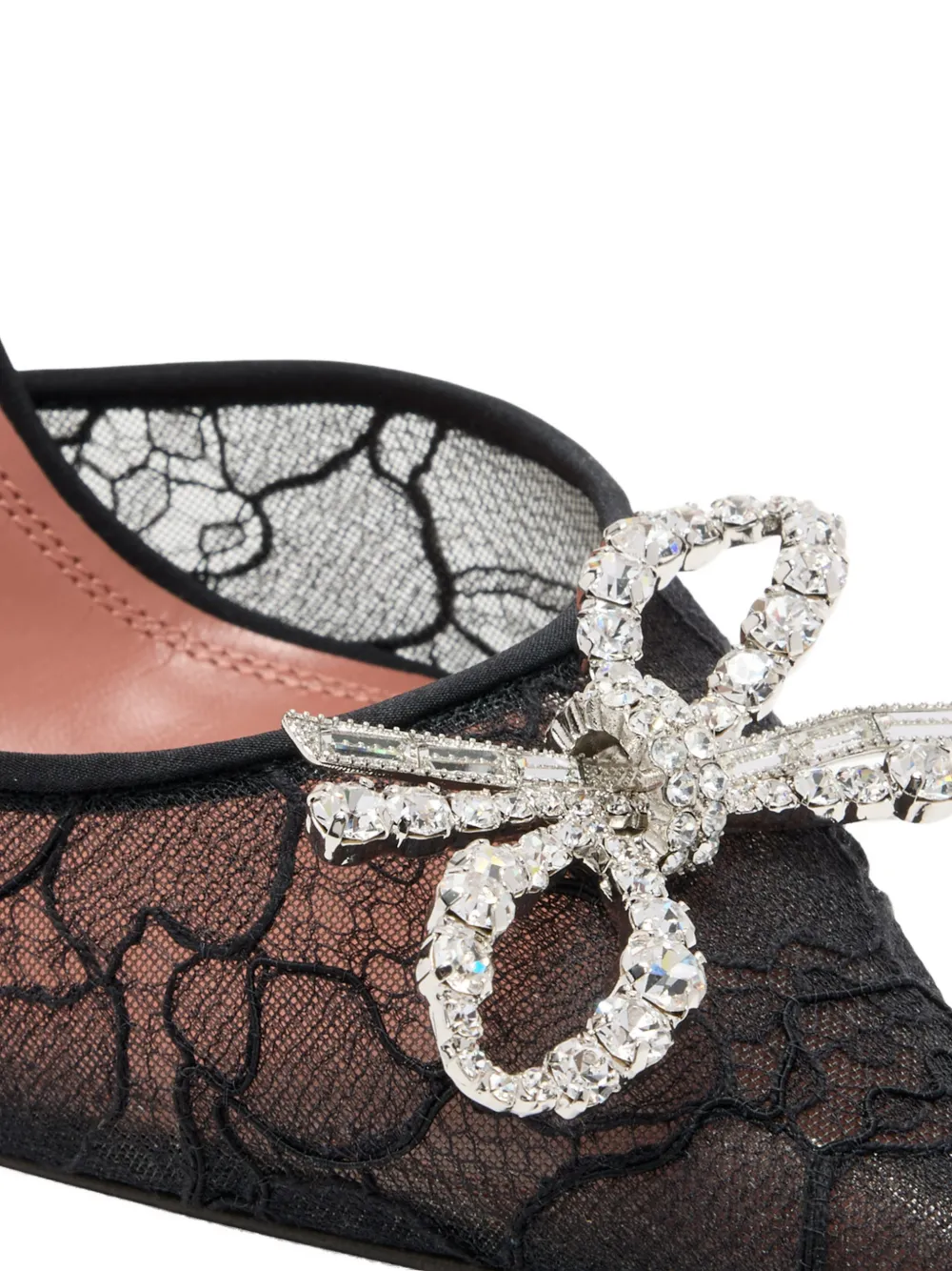 Amina Muaddi Rosie pumps Zwart