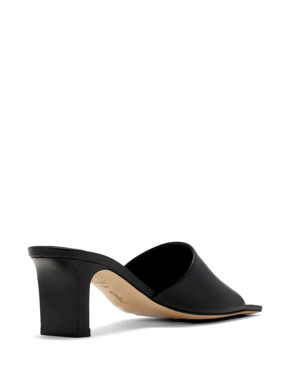 Aeyde 60 mm Jeanie muiltjes Zwart