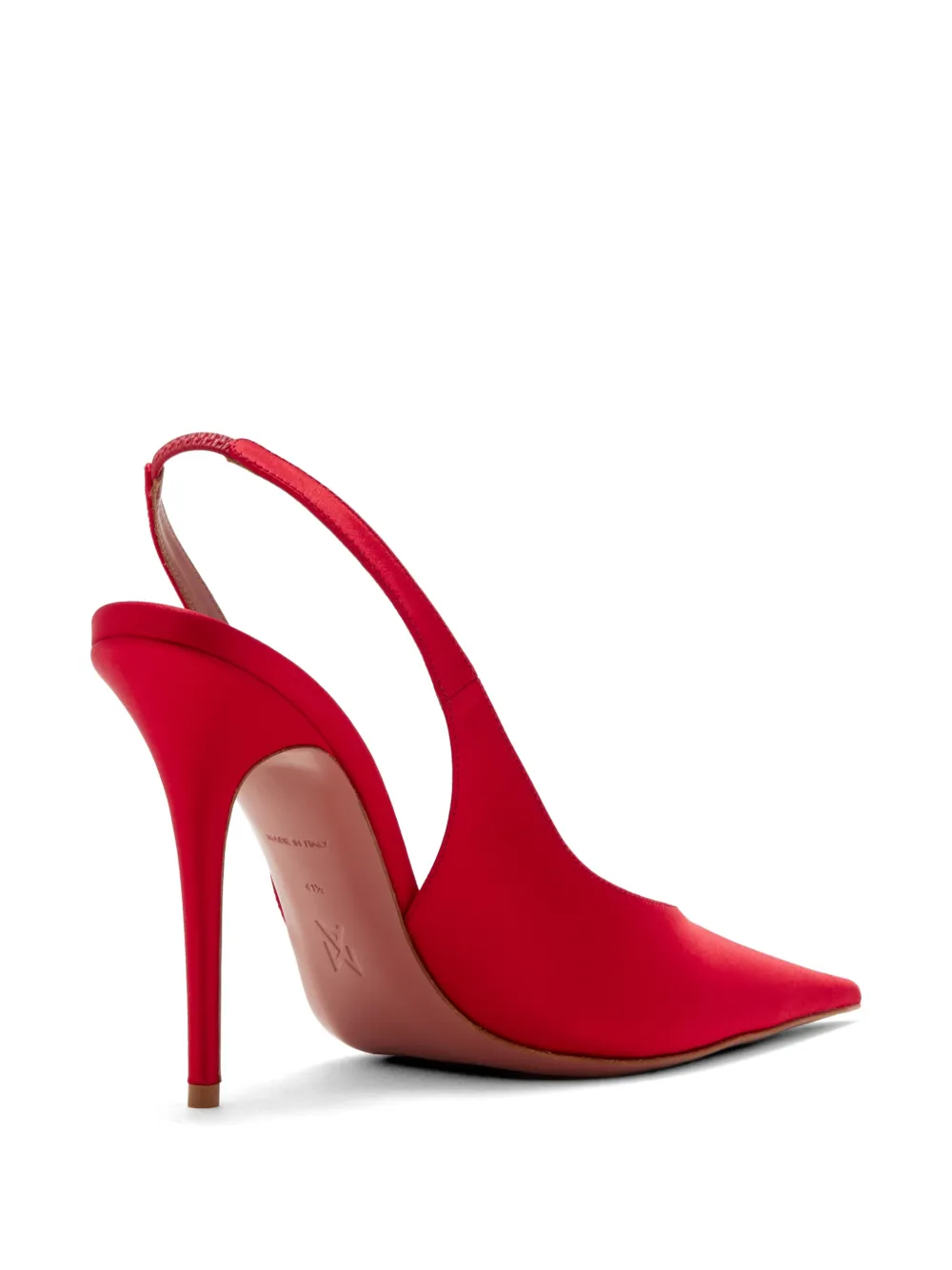 Amina Muaddi 105 mm Anok pumps Rood