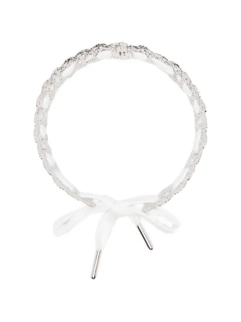 SHUSHU/TONG collar con ribete de encaje y lazo de SHUSHU/TONG x Yvmin