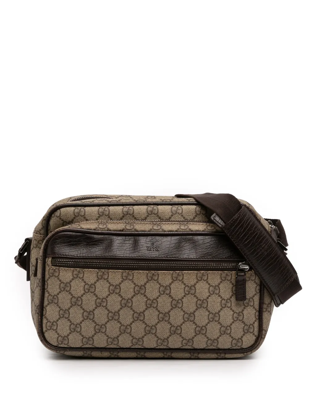 Gucci Pre-Owned 2000-2015 GG Supreme crossbody bag - Marrone