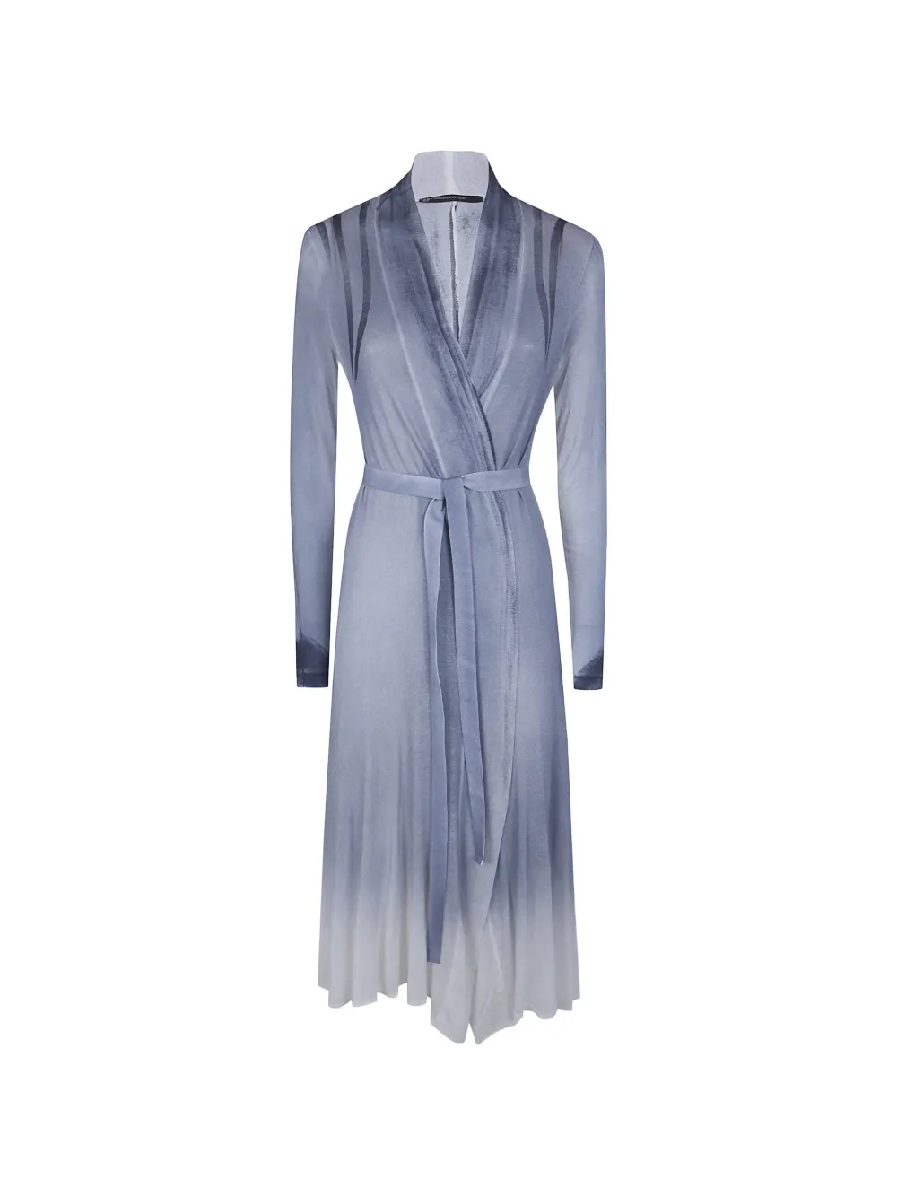 PierAntonioGaspari knit wrap-dress - Blu