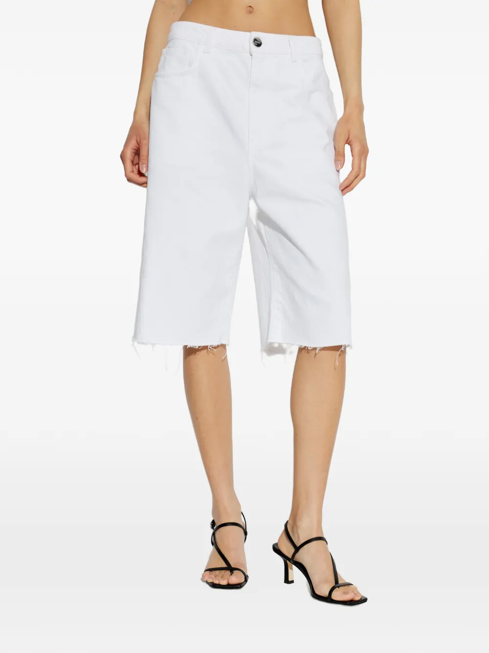  Róhe Frayed Shorts - White 