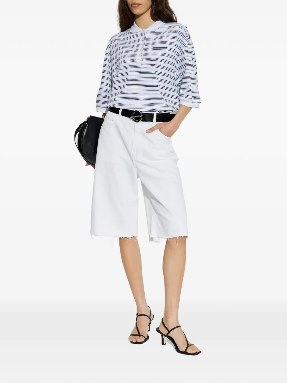  Róhe Frayed Shorts - White 