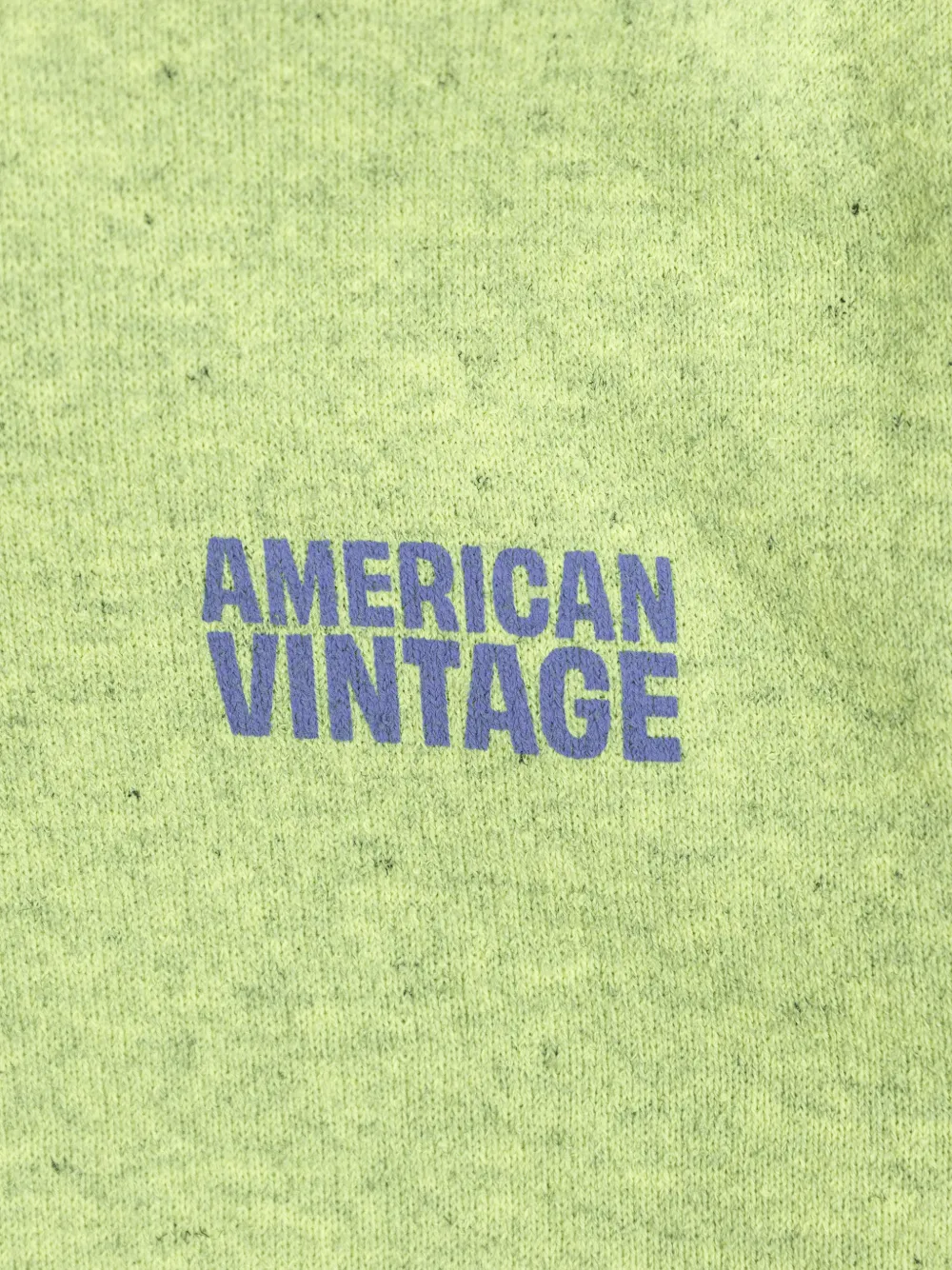 American Vintage Kids Hoodie met logoprint Geel