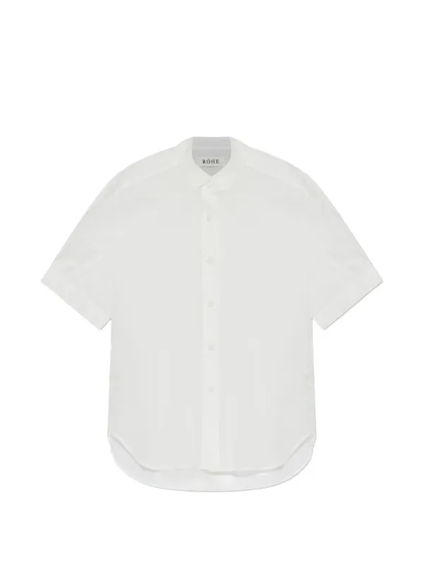 Róhe Short-sleeve Shirt in White