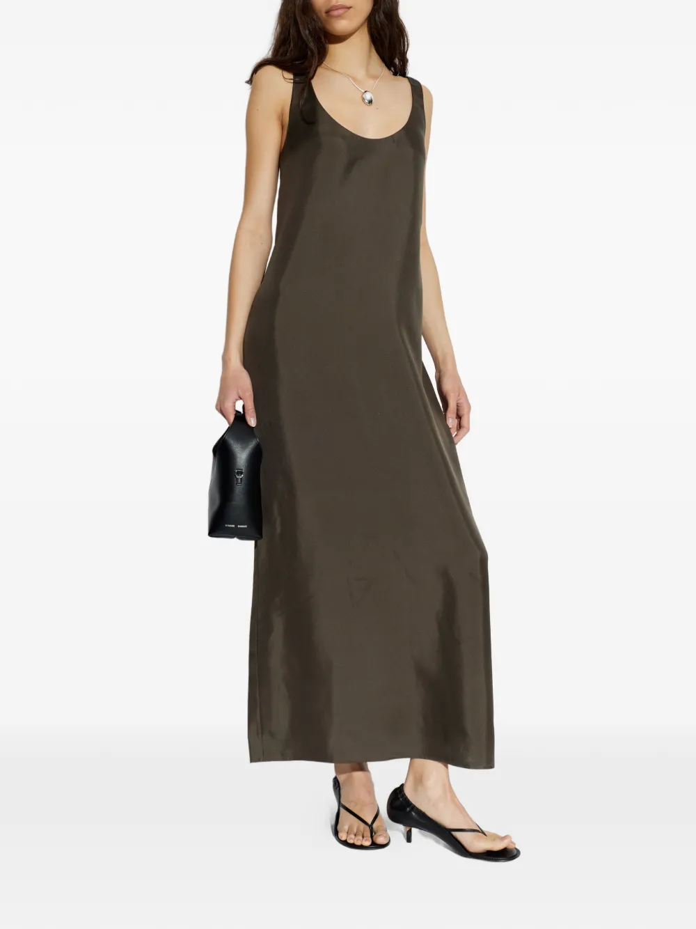  Róhe Scoop-neck Maxi Dress - Green 
