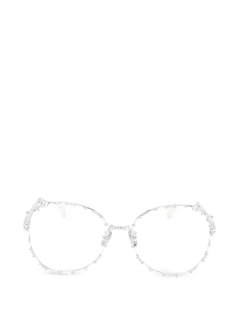 YVMIN embellished round-frame glasses - Argento