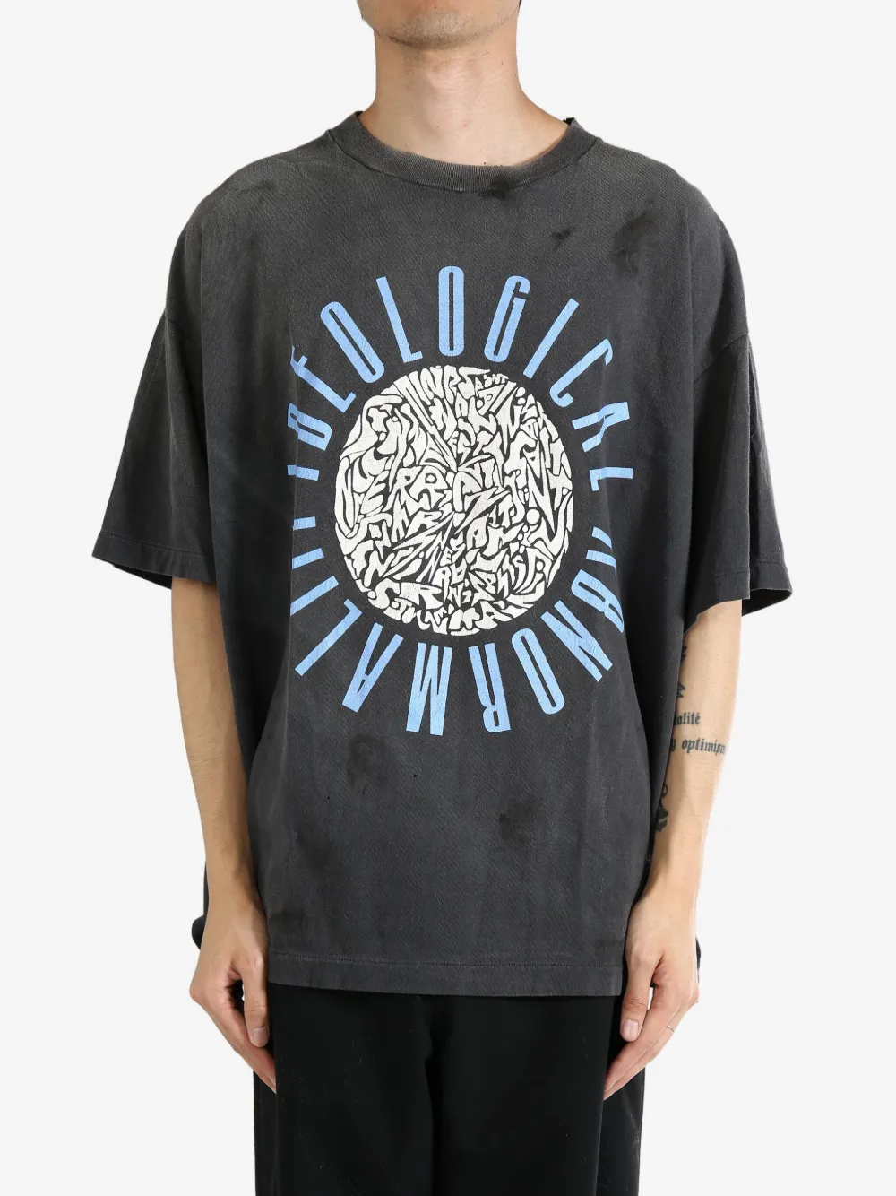 SAINT MXXXXXX print-detail T-shirt - Nero