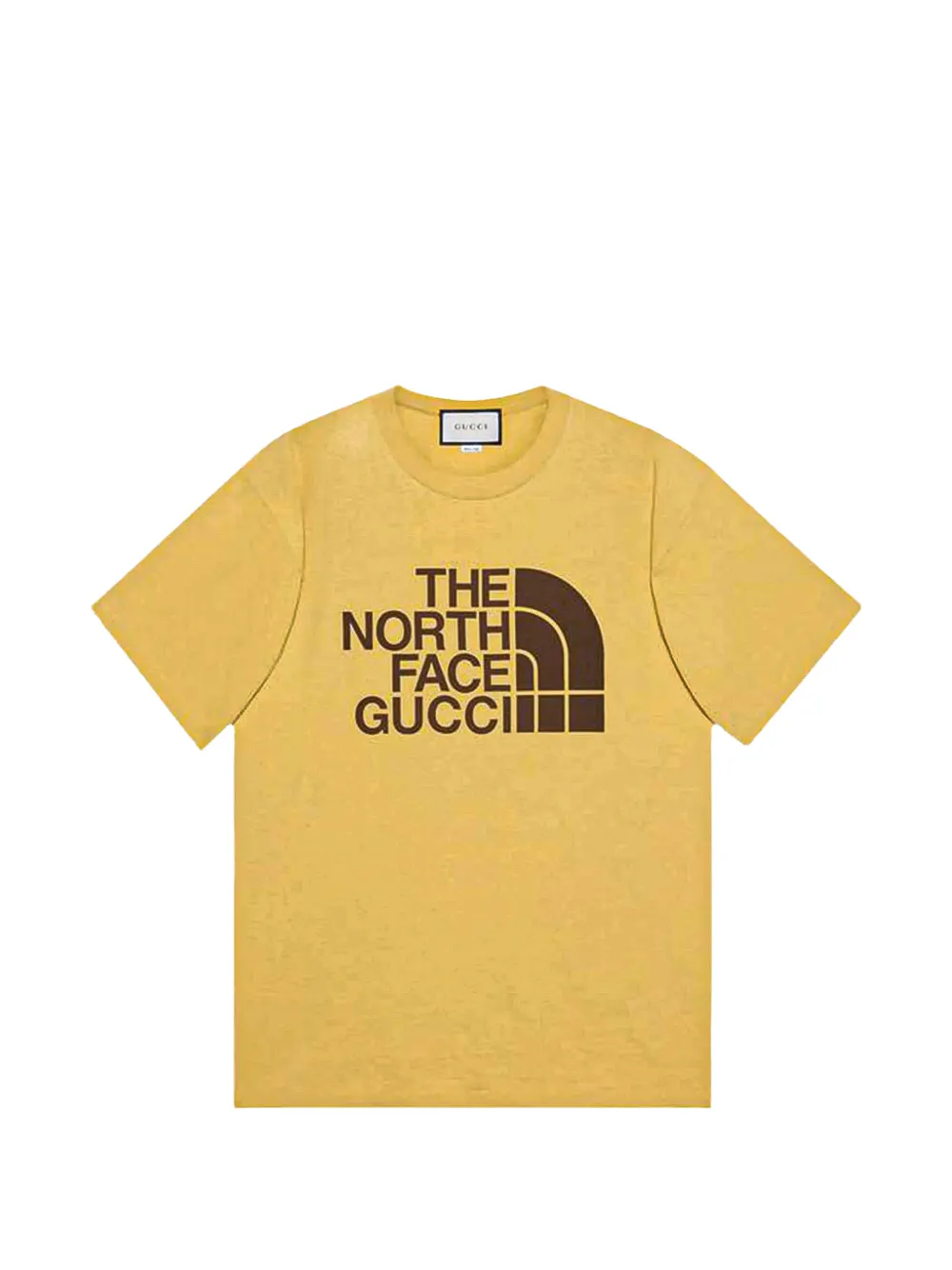 The North Face x Gucci oversize T-shirt - Giallo