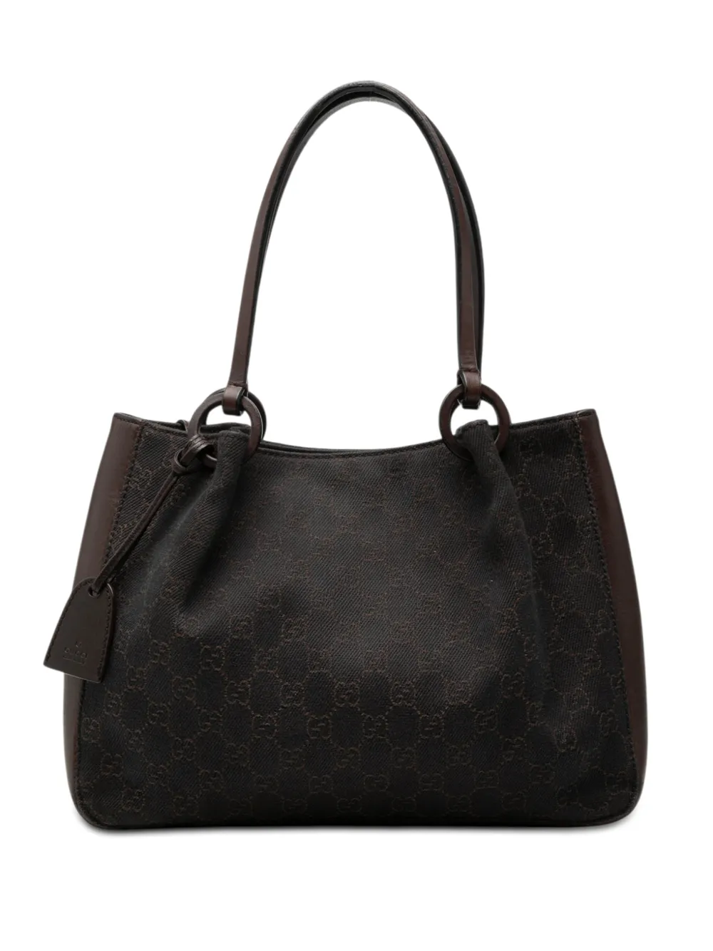 Gucci Pre-Owned 2000-2015 GG Denim shoulder bag - Marrone