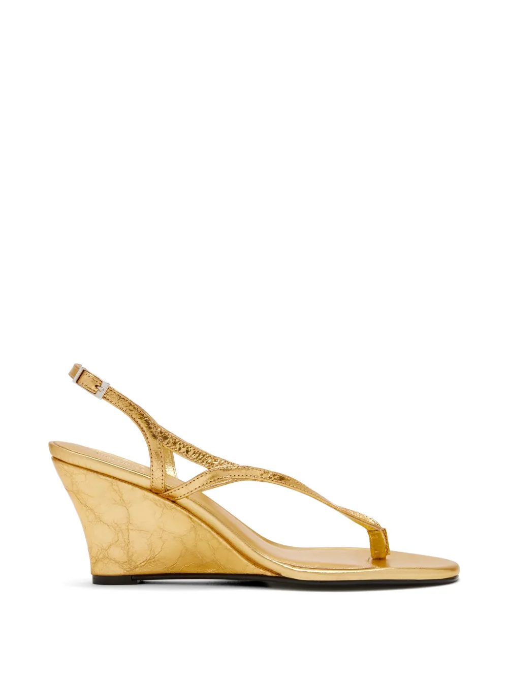 Gimaguas Sandali in pelle con zeppa - Oro