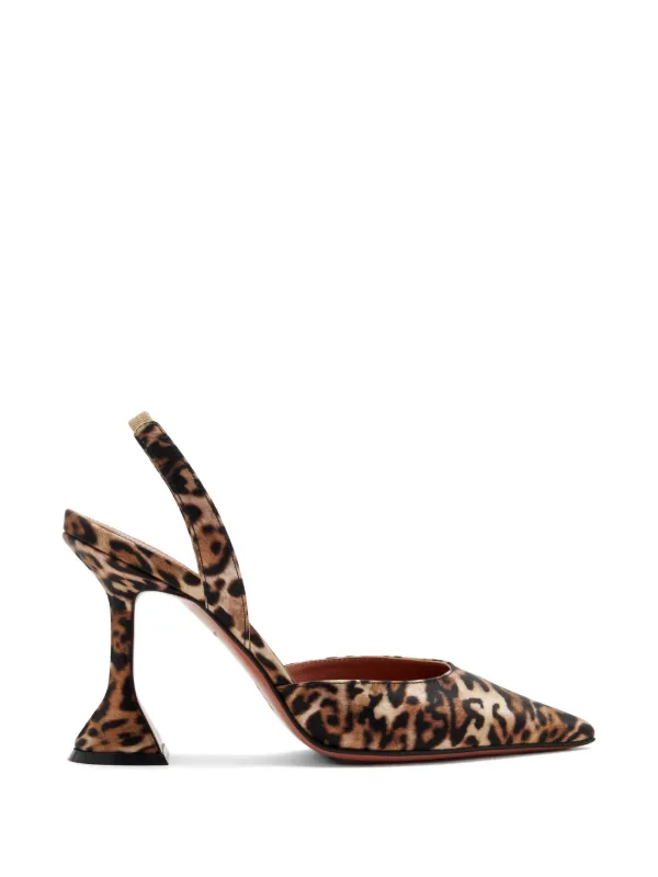 Amina Muaddi Holli Heeled Sandals in Neutrals