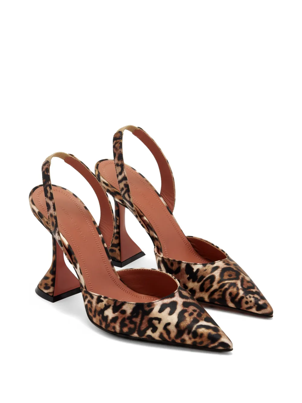 Amina Muaddi Holli pumps Beige