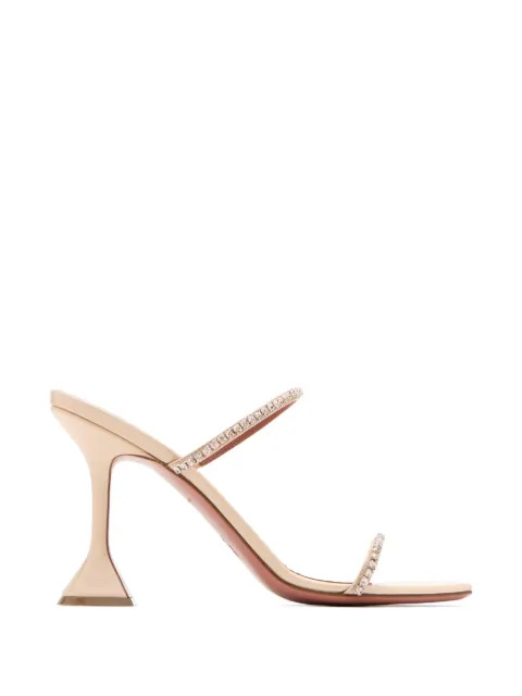 Amina Muaddi 95mm Gilda heeled sandals