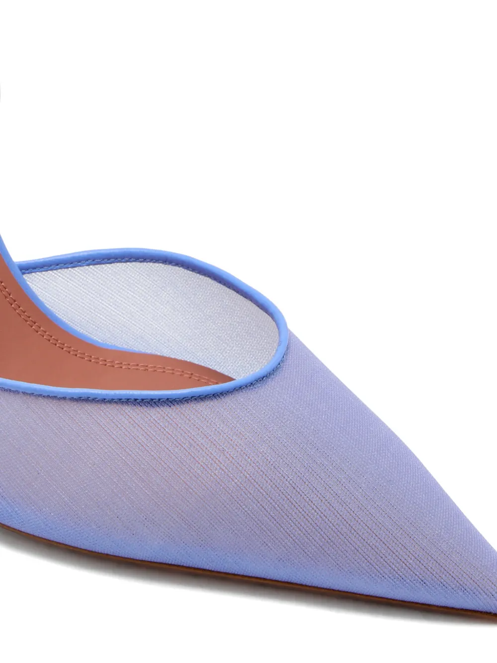 Amina Muaddi Holli pumps Wit