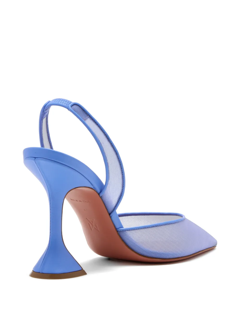 Amina Muaddi Holli pumps Wit