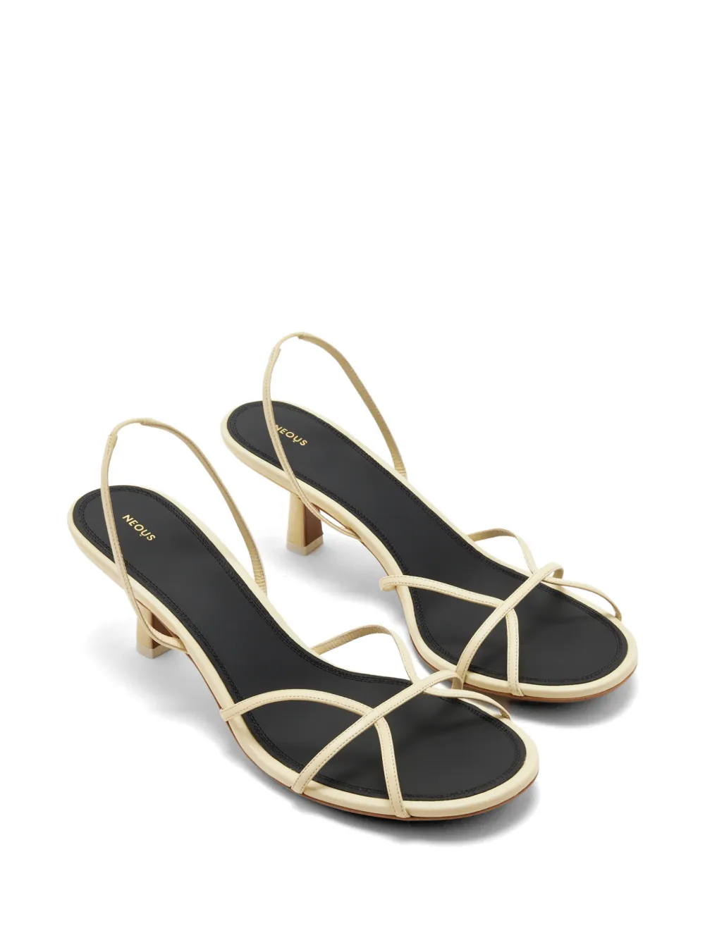 NEOUS Ibor sandalen met hak Beige