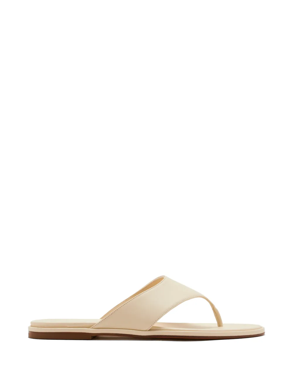 Aeyde leather sandals Beige