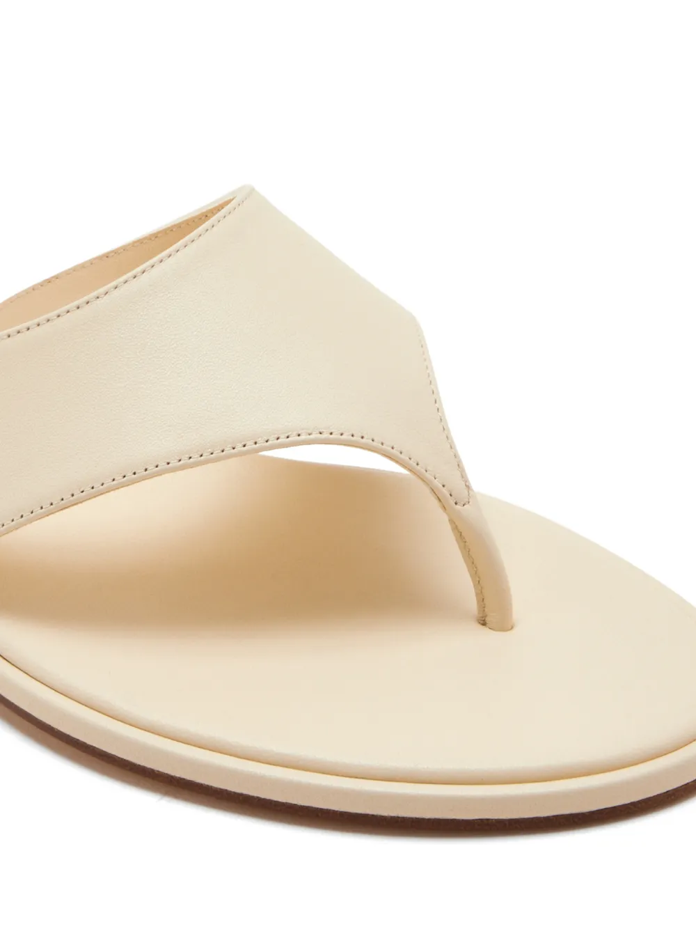 Aeyde leather sandals Beige