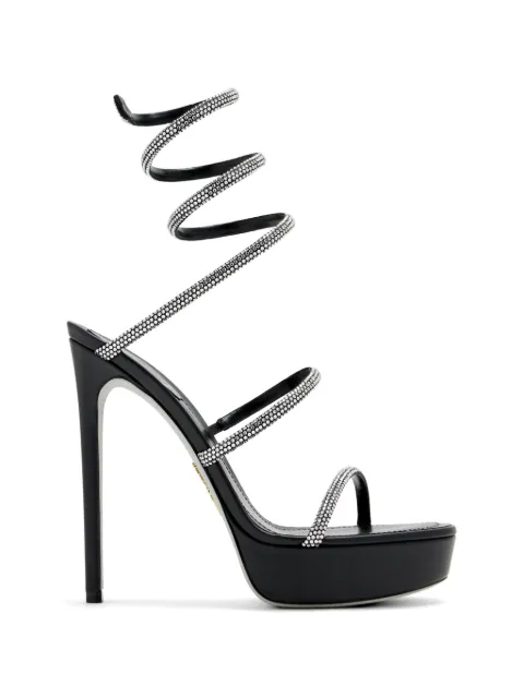 René Caovilla 130mm Cleo heeled sandals