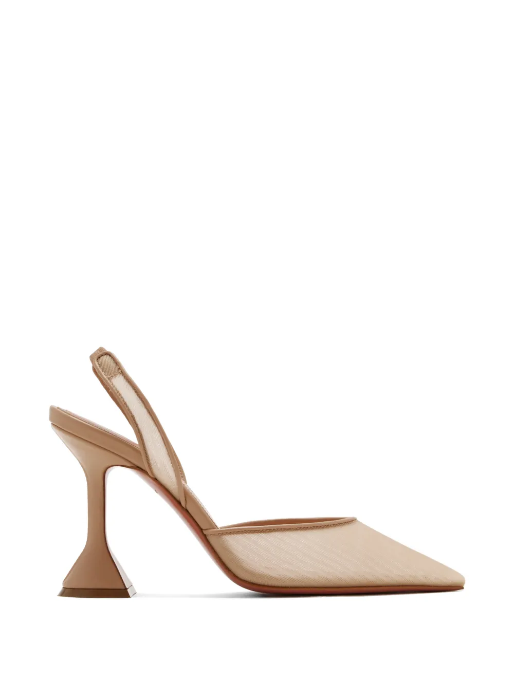 Amina Muaddi Holli Pumps 95mm - Nude