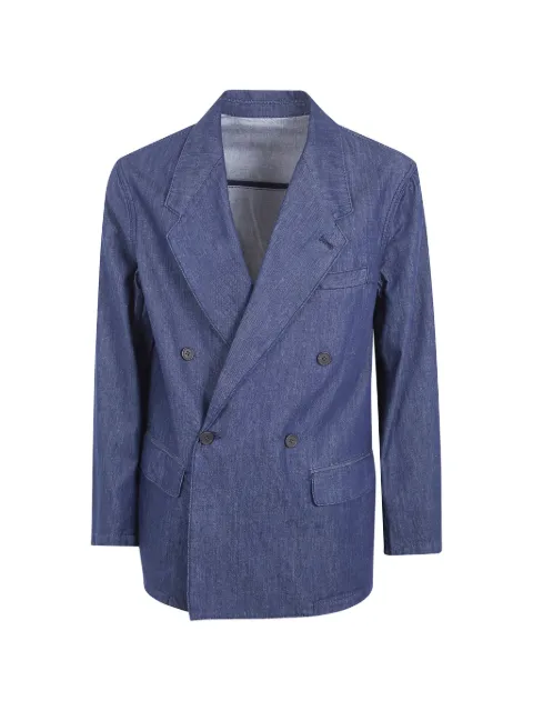 Emporio Armani double-breasted denim blazer