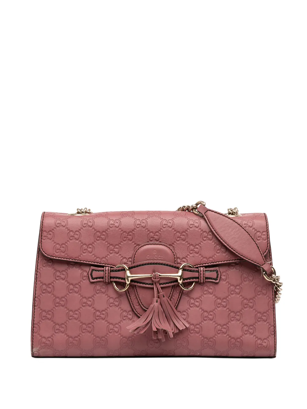 Gucci Pre-Owned 2016-2025 Medium Guccissima Emily shoulder bag - Pink