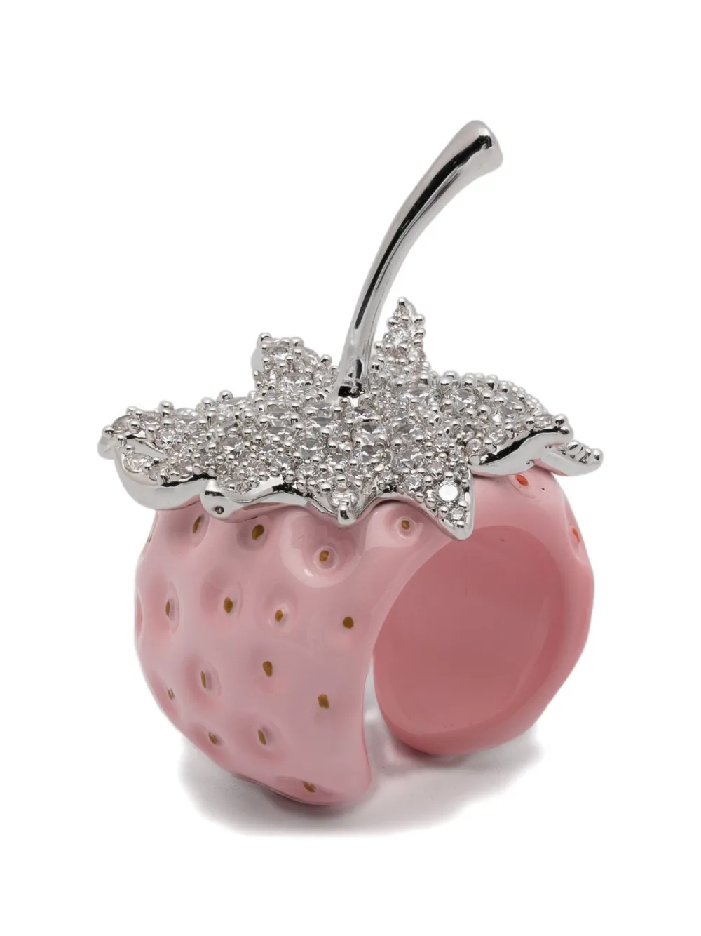 YVMIN Strawberry gemstone ring - Argento