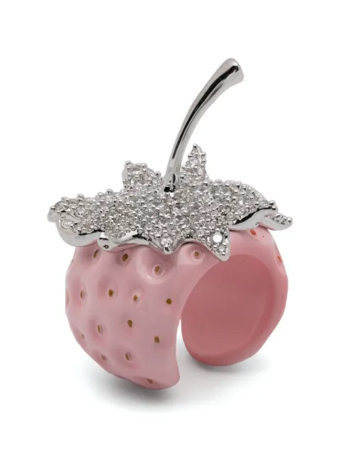 YVMIN Strawberry gemstone ring