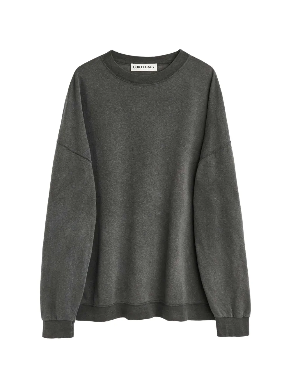 OUR LEGACY washed oversized sweatshirt - Grigio