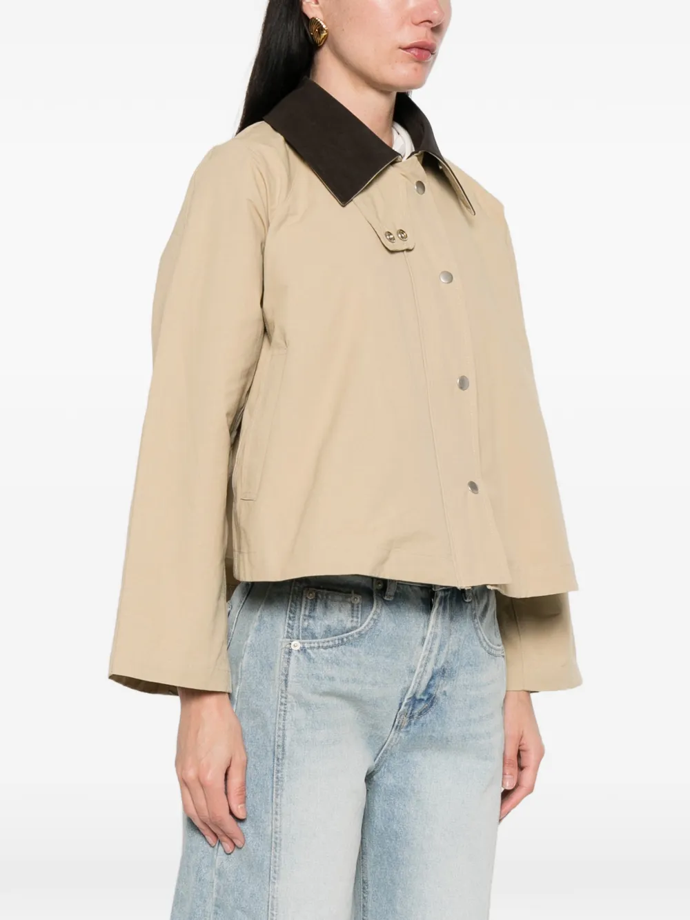  La Piscine Collared Jacket - Neutrals 