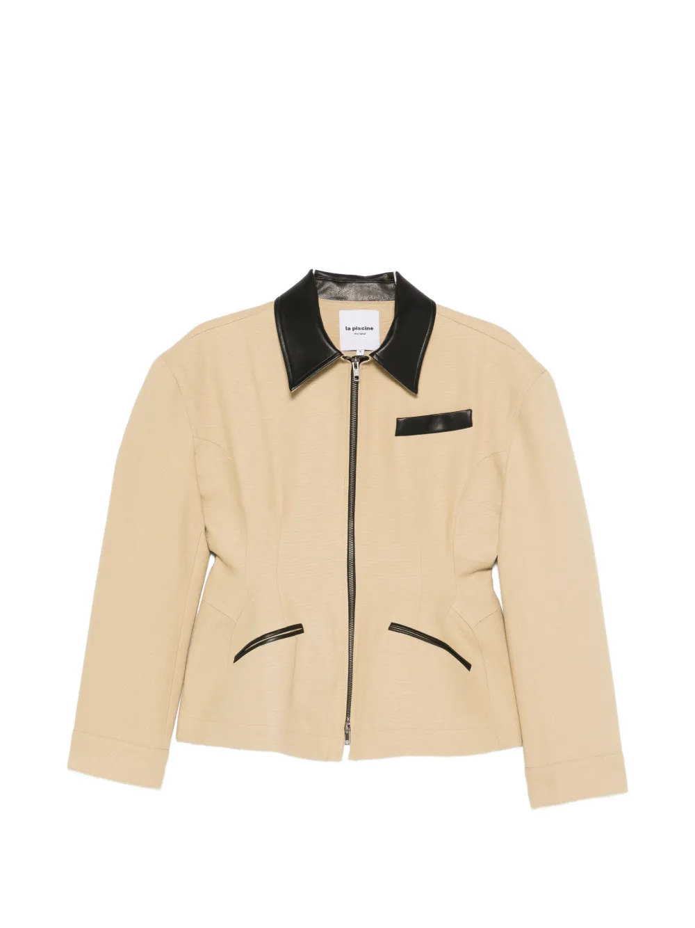 La Piscine sculpted worker jacket - Toni neutri