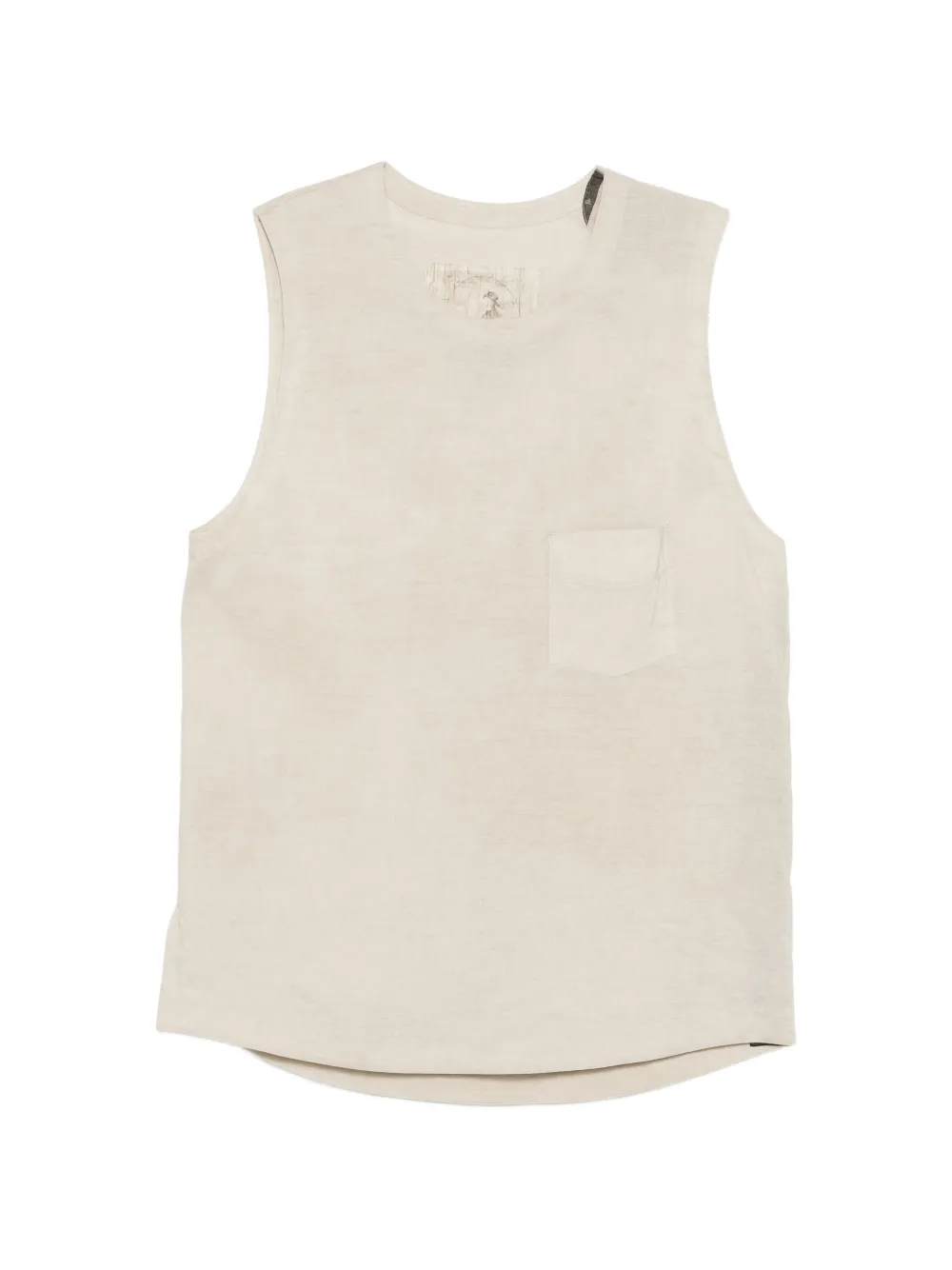 Ziggy Chen chest-pocket vest - Nude
